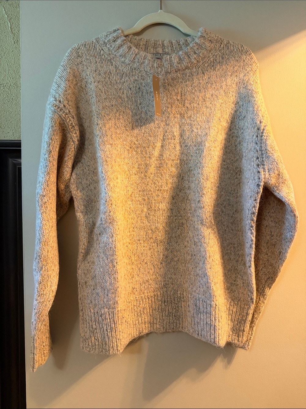 J. Crew Cozy Cream Knit Crewneck Sweater - Women's size s